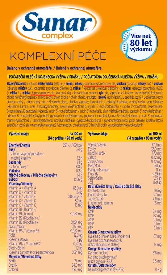 Sunar je chemick&aacute; břečka pln&aacute; rostlinn&yacute;ch olejů a cukrů